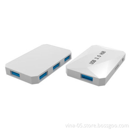 High-speed 4 Ports USB 3.0 Hubs, Plug-and-play Function